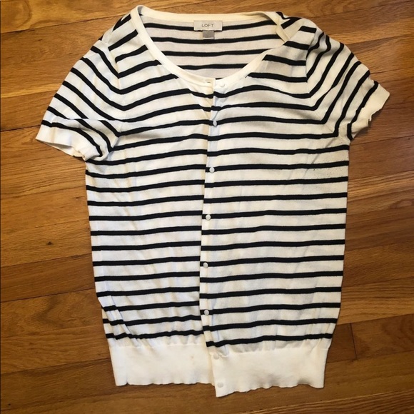 Loft button down sweater - Picture 1 of 4